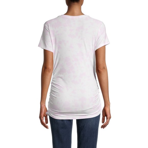 Time and Tru Maternity Basic Short Sleeve T-Shirt Tye Die XXL - Picture 3 of 4